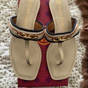 Tory Burch Jessica Thong Sandal Size 8